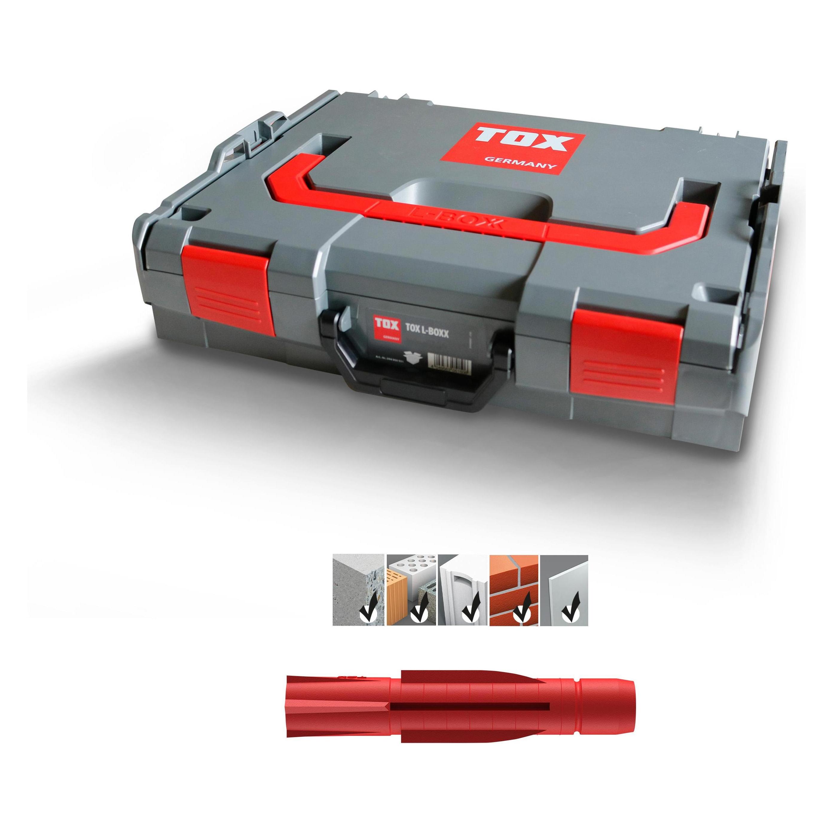 Tox Dübel Sortiment L-BOXX Allround Tri, 756 Stück (756 Stk.) (094900901)