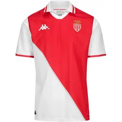 Kappa, Herren, Fussballtrikot, heimtrikot a monaco 2024/25 (S), Rot, Weiss