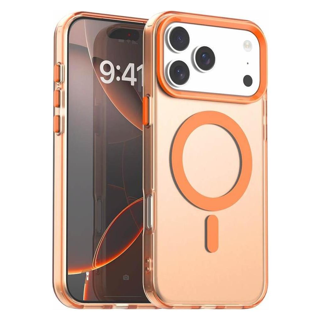 Cover-Discount iPhone 18 Pro Max / iPhone 17 Pro Max - Acryl-Handyhülle mit Magnet und Farbakzent (Apple iPhone 17 Pro Max, Apple iPhone 18 Pro Max) (78037747)