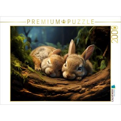 CALVENDO Puzzle Ein Motiv aus dem Kalender 'Wenn sie schlafen' | 2000 Teile Lege-Größe 90x67cm Foto-Puzzle für glückliche Stunden