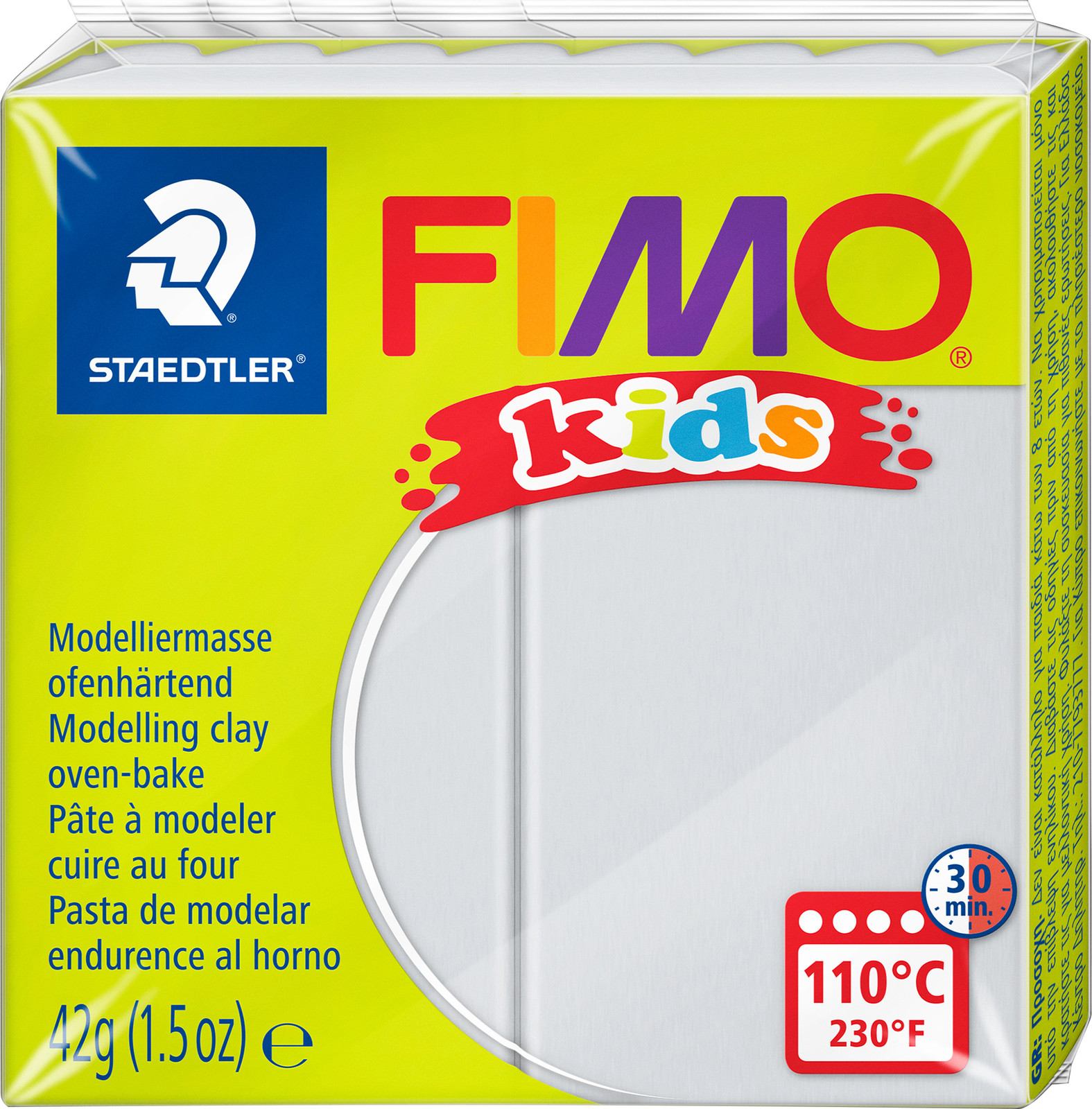 Staedtler Fimo Kids Modelbouwmassa, lichtgrijs