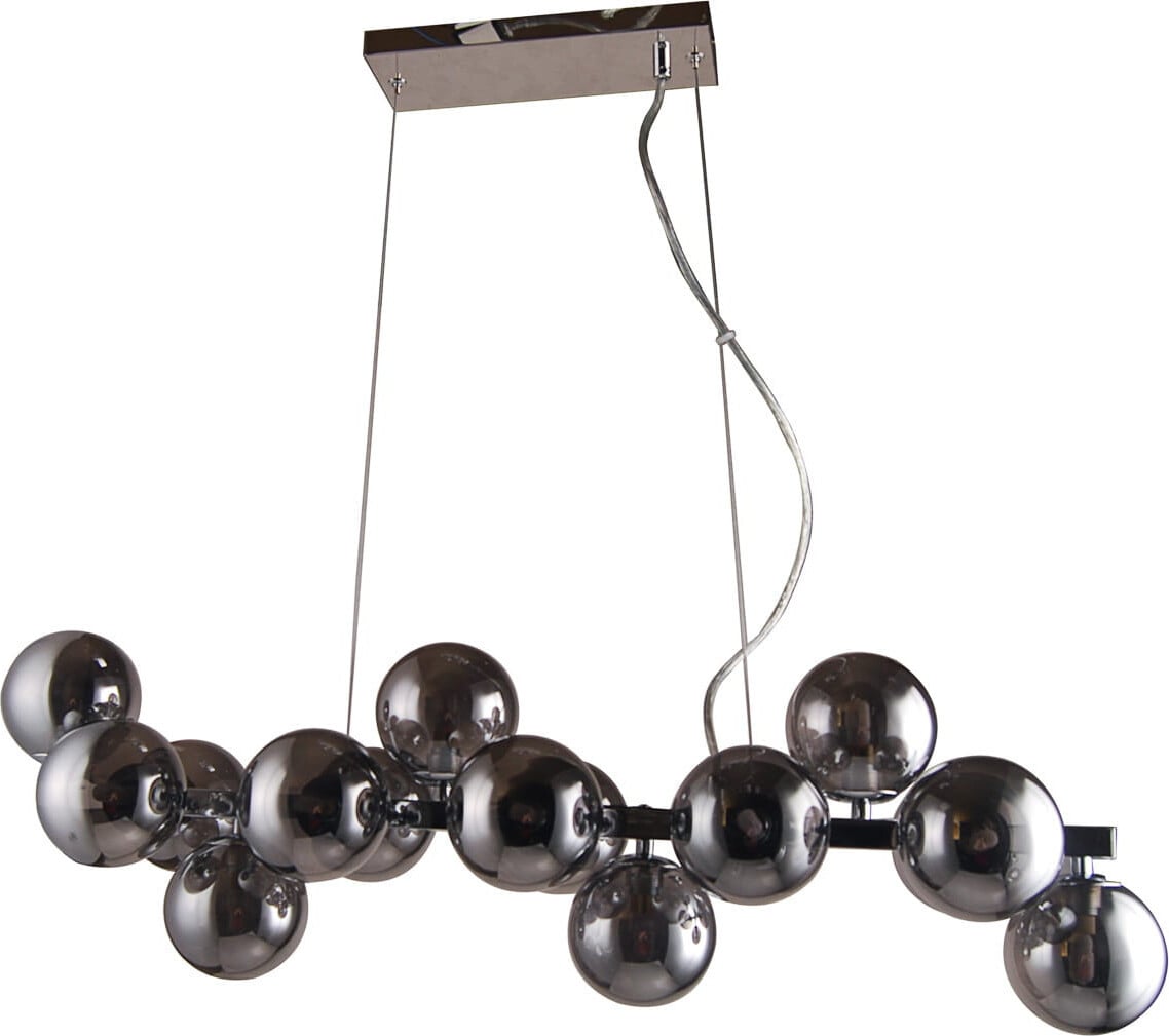 Hanglamp Marbelio Italux Chroom met 16x G9 fittingen