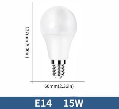 Uplifted Goods Energy Saving LED Bulb Lamps E27 And E14 Base Options e14 15w warm Whit