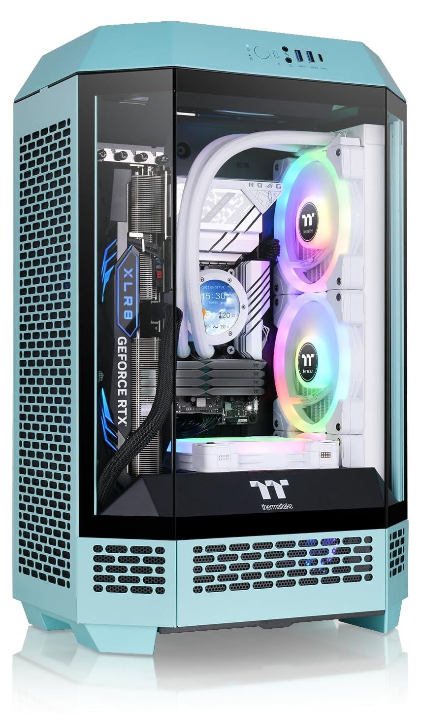 Thermaltake The Tower 300 computerbehuizing, turquoise