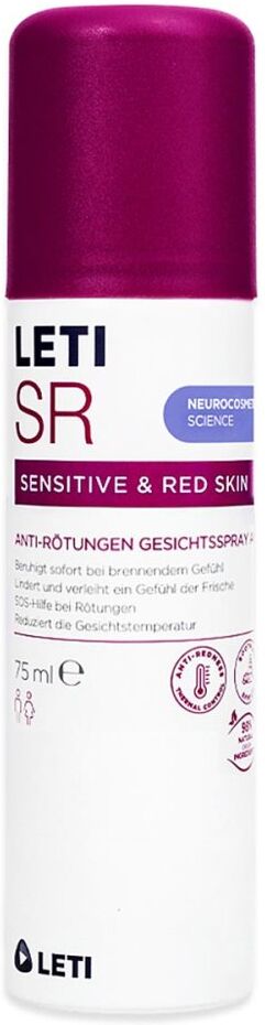 Leti Sr Anti-rötungen Gesichtsspray Aktiv 75ml