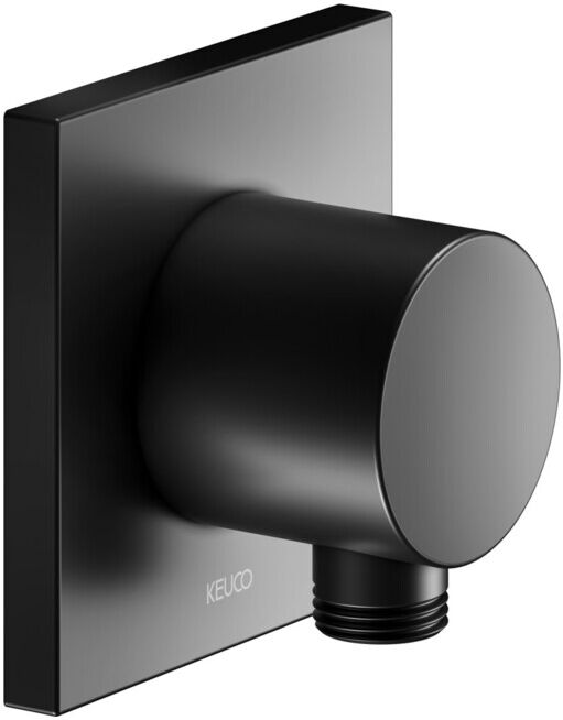 Keuco Raccord de tuyau IXMO noir mat, carré (59547370002)