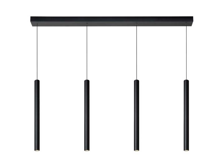 Suspension 4 lumières l120cm noir