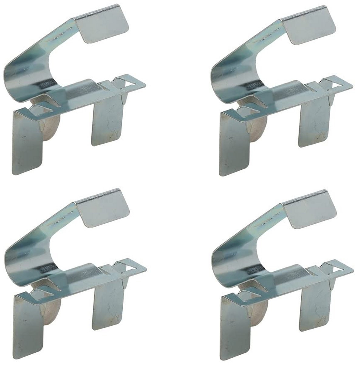 Sokkelveer Set van 4 Stalen Meubelclips voor Keuken en Meubels