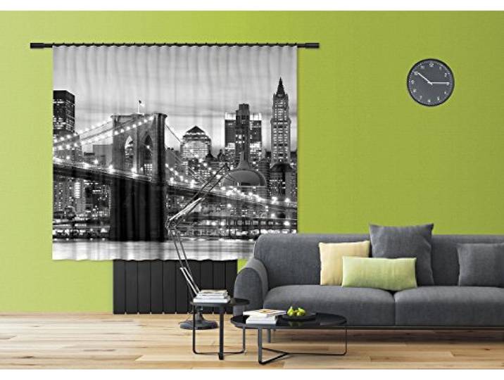 AG Design 2 Rideau\, Multicolore\, 180 x 160 cm