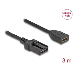 DELOCK HDMI Automotive Kabel HDMI-A Buauf HDMI-E St 3m 4K