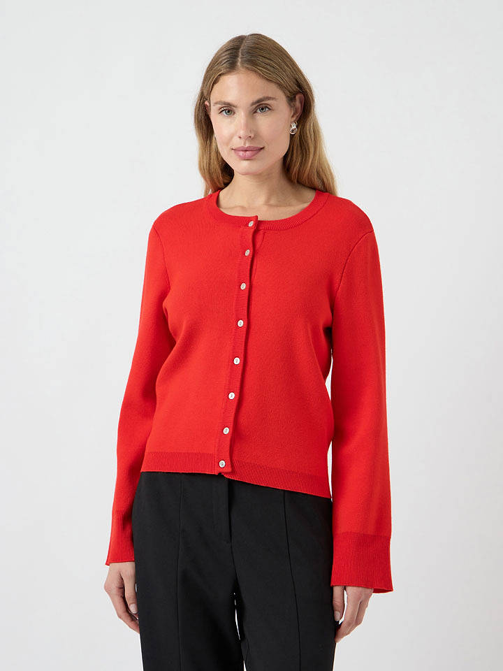 Cardigan "Yas" in Rot - M