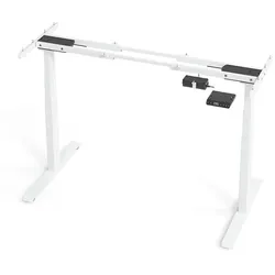 BaseLite Schreibtischgestell (elektrisch höhenverstellbar) »Base« T-Fuß ohne Tischplatte weiß, 176.5x127 cm