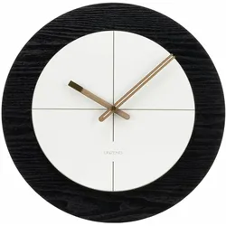 WANDUHR Design Schwarz-Weiß 40/40 cm