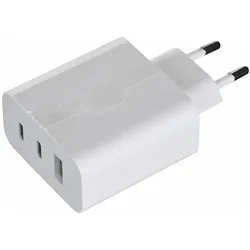 Xiaomi Charger (67 W, 3 Ports), USB Ladegerät, Weiss