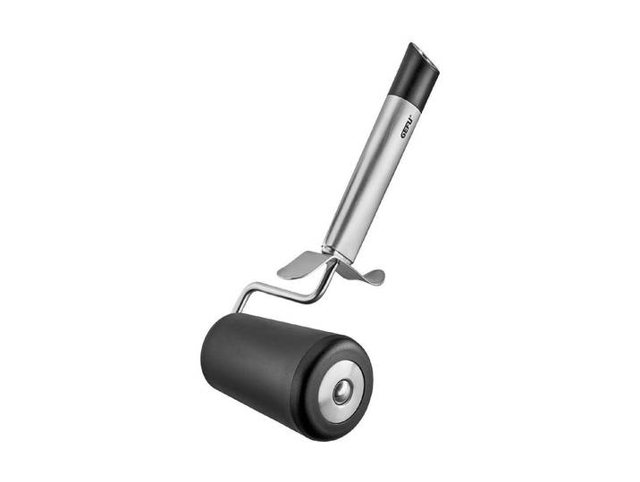 Teigroller GEFU Primeline , schwarz (schwarz, silberfarben), Edelstahl, Kunststoff, Teigroller, Teigroller