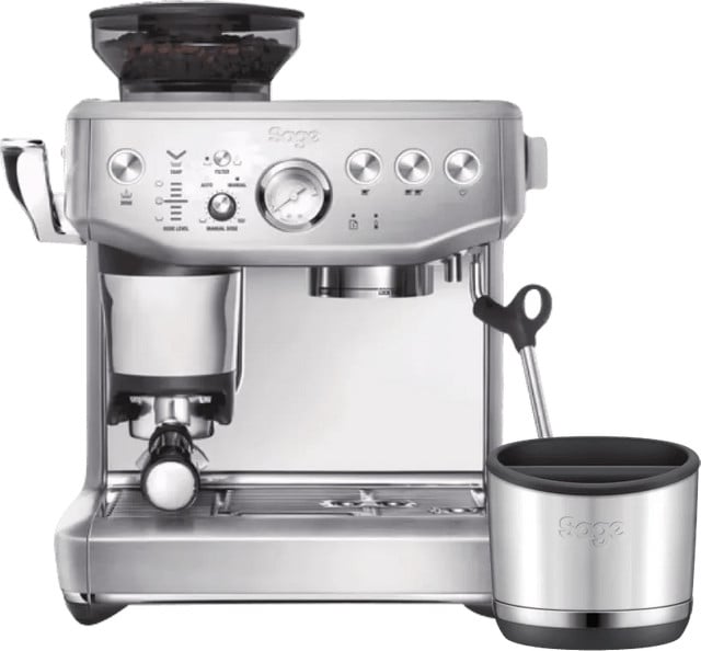 Sage Barista Express Impress Brushed Stainless Steel met uitklopbak