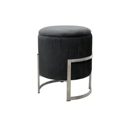 Pouf mit Stauraum  ¦ schwarz ¦ Maße (cm): H: 46  Ø: 40.0