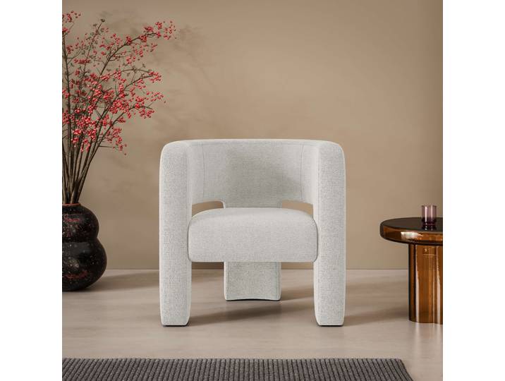 Sessel Ohrensessel SELMIA Moderner Lounge-Sessel Einzelsitz, B/T/H 73/62/76cm , beige (creme), B:73cm H:76cm T:62cm, 100% Polyester, LEGER HOME BY LENA GERCKE, Sessel, Sessel, Relaxsessel/Lehnstuhl, erhältlich in trendigen Stoff- und Farboptionen