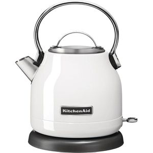 KitchenAid Wasserkocher Classic, 5KEK1222EWH, weiß, 1,25 Liter, 2200 Watt, mit Edelstahlgehäuse