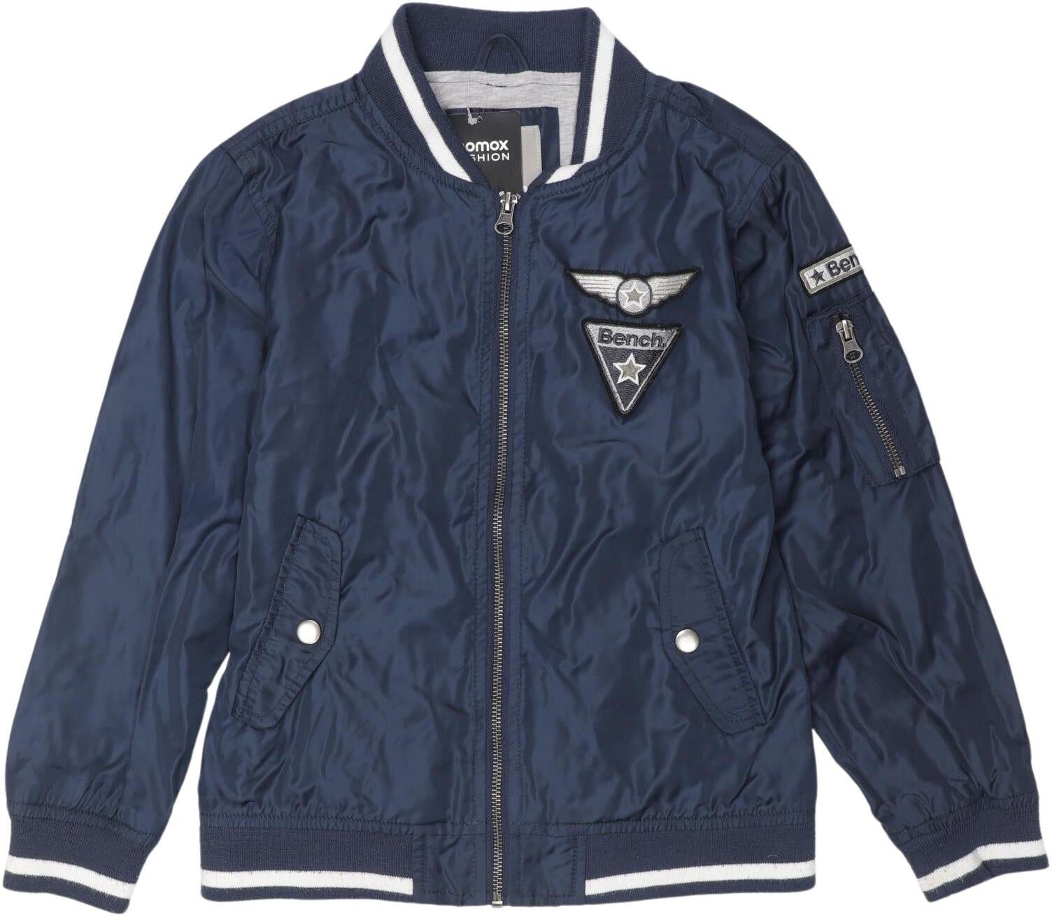Bench. Jungen Jacke oder Mantel, Marineblau, Gr. EU 128, Synthetik / Baumwolle - Second Hand