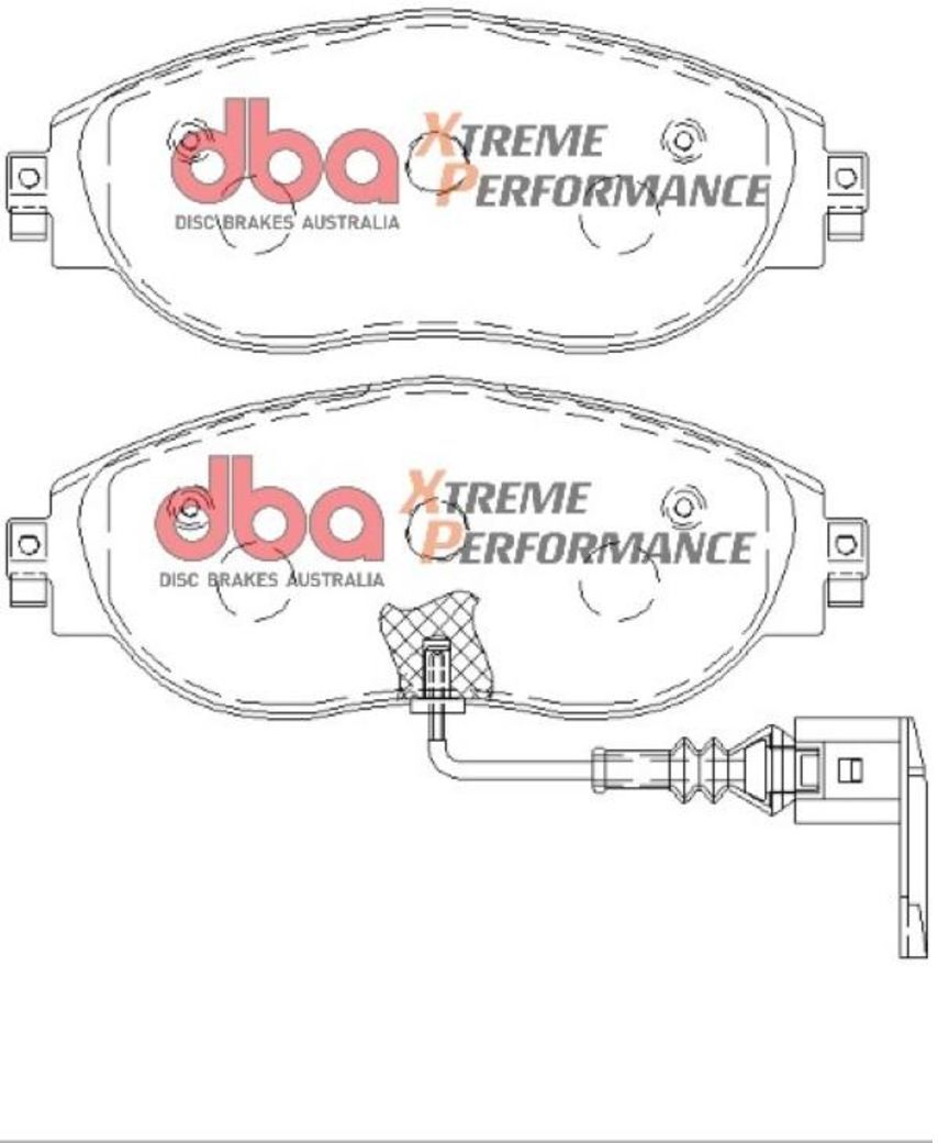Bremsbelagsatz DBA Performance DB8849XP, Vorne