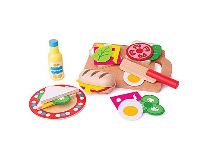 Bigjigs Toys Houten Sandwich Maken Play Set