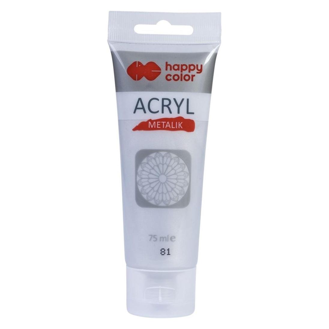 Happy Color Acrylfarbe 75ml Silber COLOR (75 ml) (STEA2274)