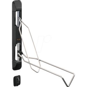 myWall Fahrrad-Wandhalterung HR11L, Reifenbreite 53-71 mm, 35kg Tragkraft, vertikal, klapp- und schwenkbar