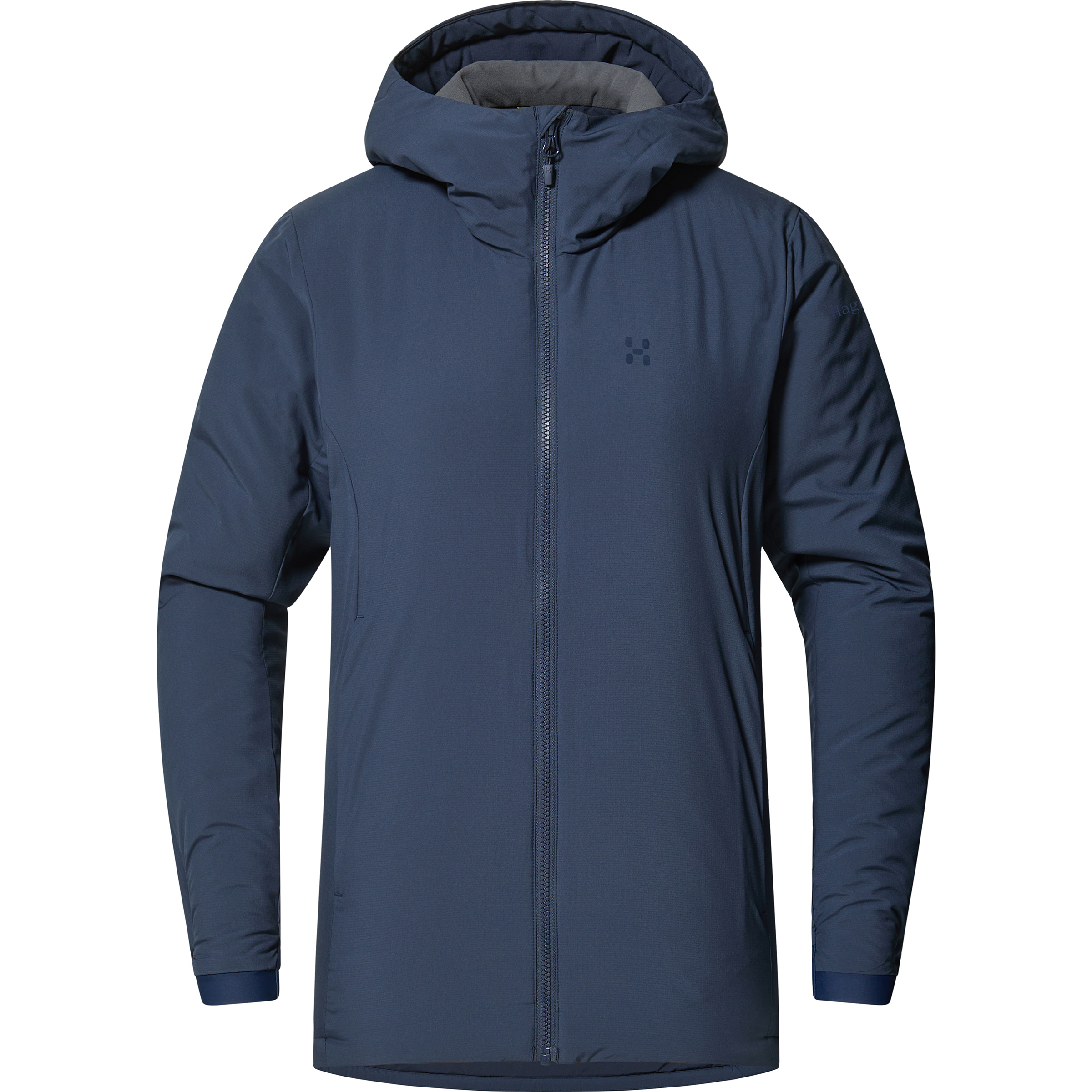 Haglöfs Mimic Alert Damen Isolationsjacke blau Größe XS Camping Windabweisend Wasserabweisend