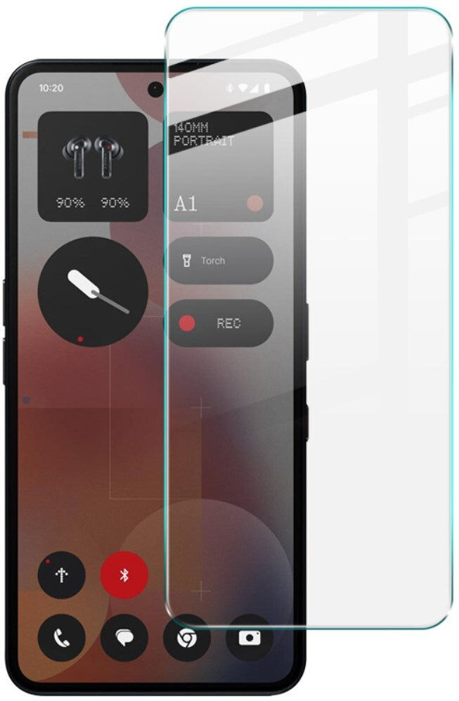 INCOVER Nothing Phone (3a) / (3a) Pro - Hærdet Skærmbeskyttelsesglas - Gennemsigtig