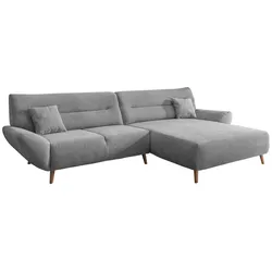 Wohnlandschaft Drago Silberfarben Chenille
