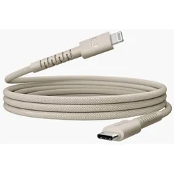 Stecker Lightning auf USB C 2 m  FlexWave (Beige) 