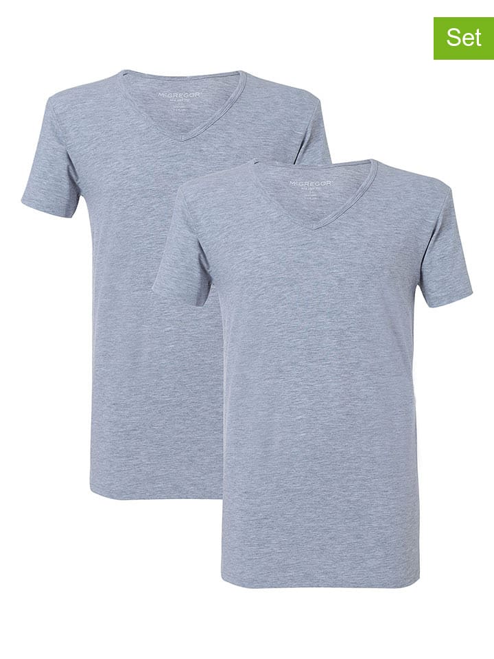 McGregor 2er-Set: Shirts in Grau - S