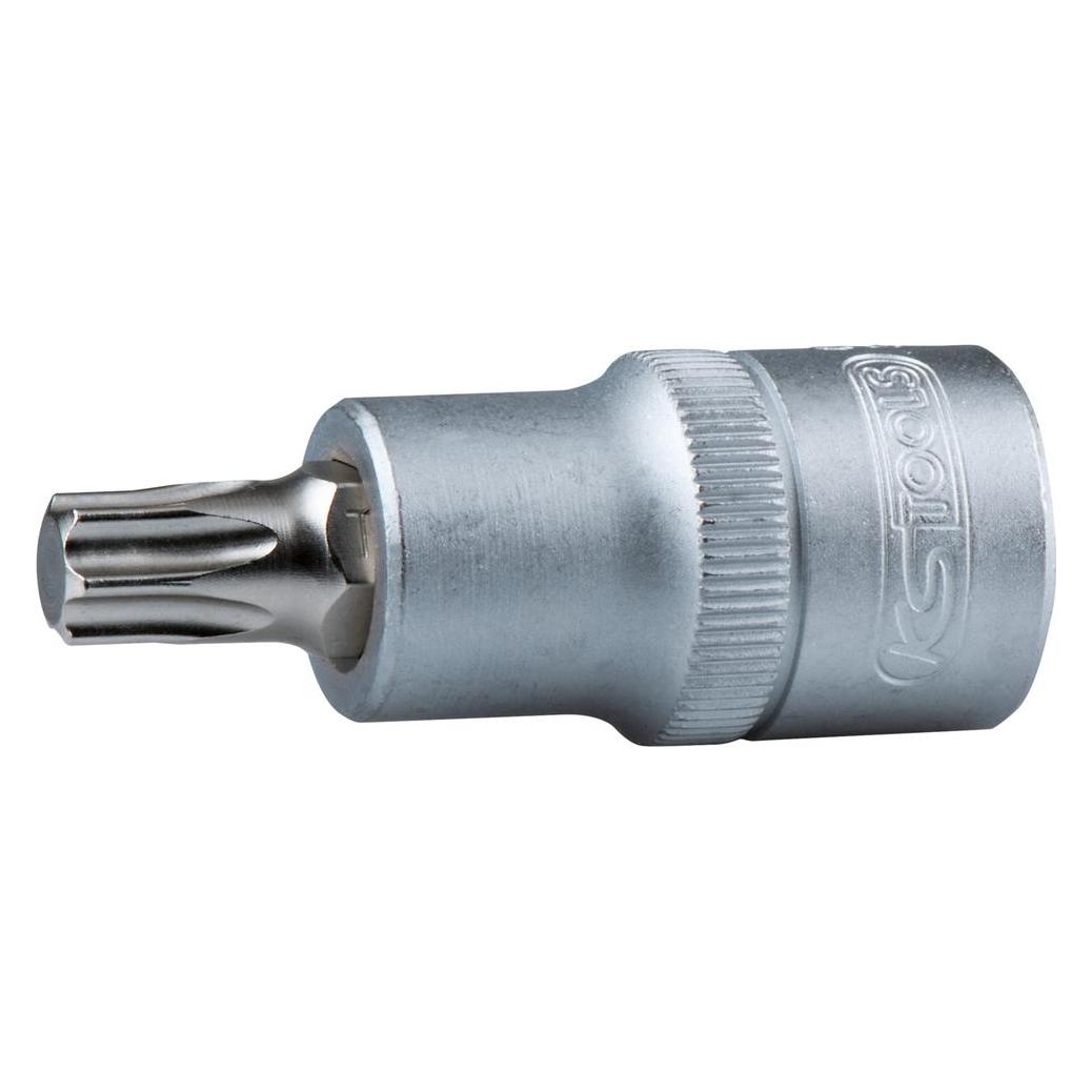 KS Tools Werkzeuge-Maschinen GmbH 1/2 Bit-Stecknuss Torx, T60, auf Hänger (911.1369-E)