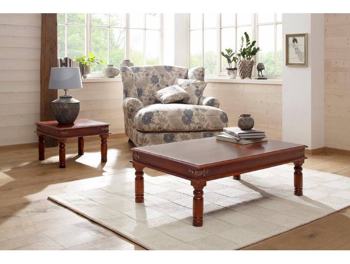 OTTO home Couchtisch Jaya, mit dekorativen Fräsungen an den Beinen