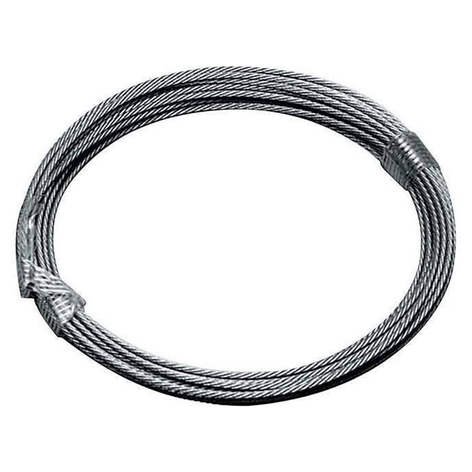 HP Autozubehör Drahtseil Ø 2,0 mm Länge 30 m 7 x 7 Mindestbruchkraft 2,25 kN Edelstahl (30 m) (80210)