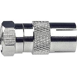 Axing CFA 1-00 Koax-F-Adapter Anschlüsse: Koax-Buchse IEC, F-Stecker 1 St.