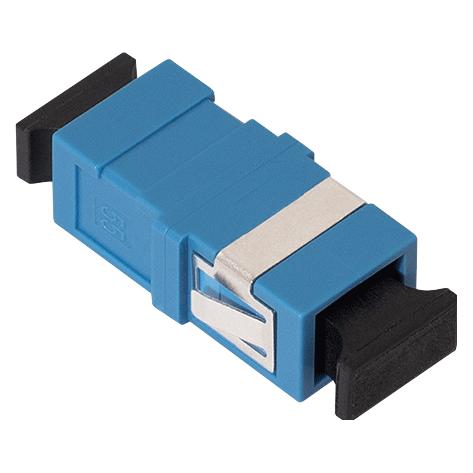 LogiLink Glasfaser Kupplung SC Simplex, 12 Stück, ohne Flansch, blau (OS2) (Netzwerk Kupplung) (FA01SC5)