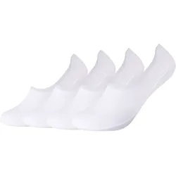 4er Pack camano Comfort Laser-Cut Füßlinge 0001 - white 43-46