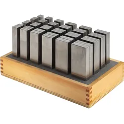 Amf, Zubehör Maschine, Parallelunterlagensatz Nr. 6348P Inhalt 24 Paar Grösse 150 Präzision Länge 150 mm