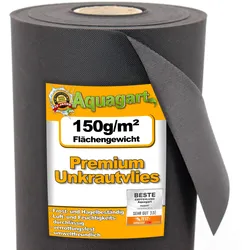 36m2 Gartenvlies Unkrautvlies Unkrautfolie Mulchfolie Mulchvlies 150g 2m breit