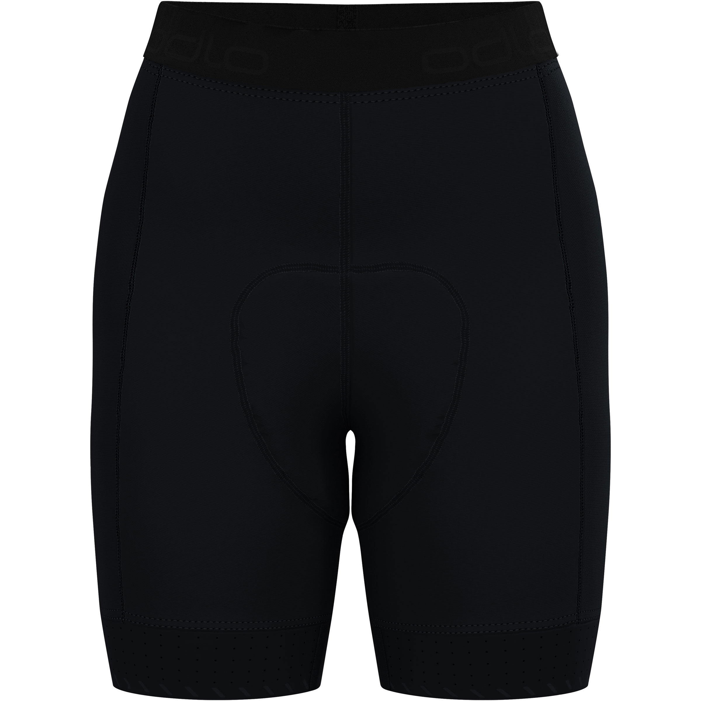Odlo Explorer mit Sitzpolster Damen Fahrradhose schwarz Größe L Mountainbike | Commuting | Gravel Elastisch