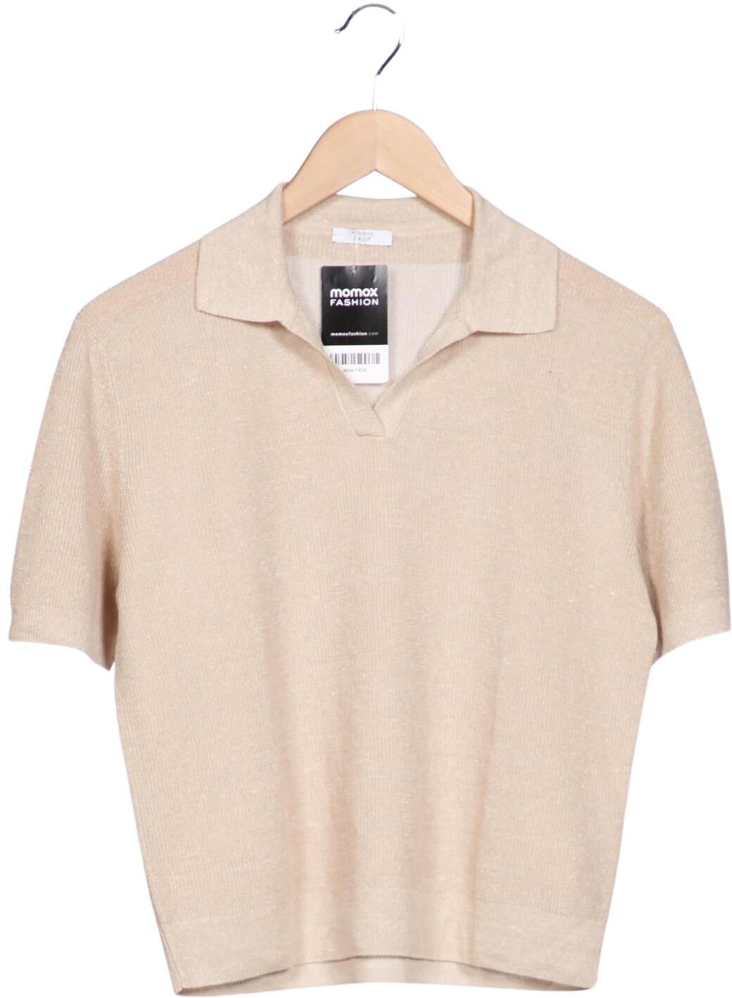 Peserico Damen Pullover, Beige, Gr. EU 38 (IT 44), Baumwolle / Leinen - Second Hand