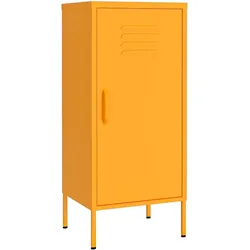vidaXL Lagerschrank Senfgelb 42,5x35x101,5 cm Stahl