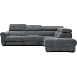 ECKSOFA CALVERA 5-Sitzer, graphitfarben