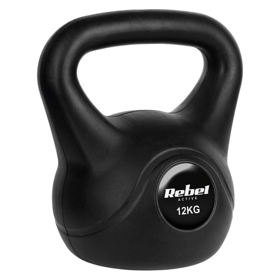 Rebel ACTIVE KETTLEBELL BITUMICZNY 12 KG RBA-2316 (1 x 12 kg) (RBA-2316)