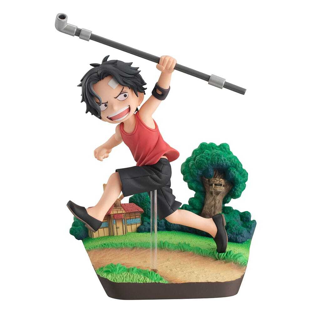 Megahouse One Piece G.E.M. Serie Portgas D. Ace Ren! Ren! Ren! PVC-beeldje, 13 cm