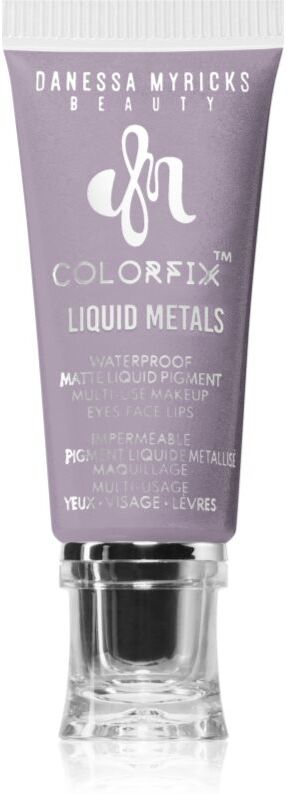 Danessa Myricks Beauty Colorfix Liquid Metals multi-purpose makeup for eyes, lips and face shade Lilac Flame 10 ml