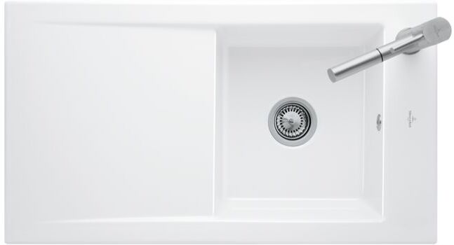 Villeroy und Boch Timeline 50 Flat Flächenbündige Spüle 33070Fi4 Spülbecken, graphit
