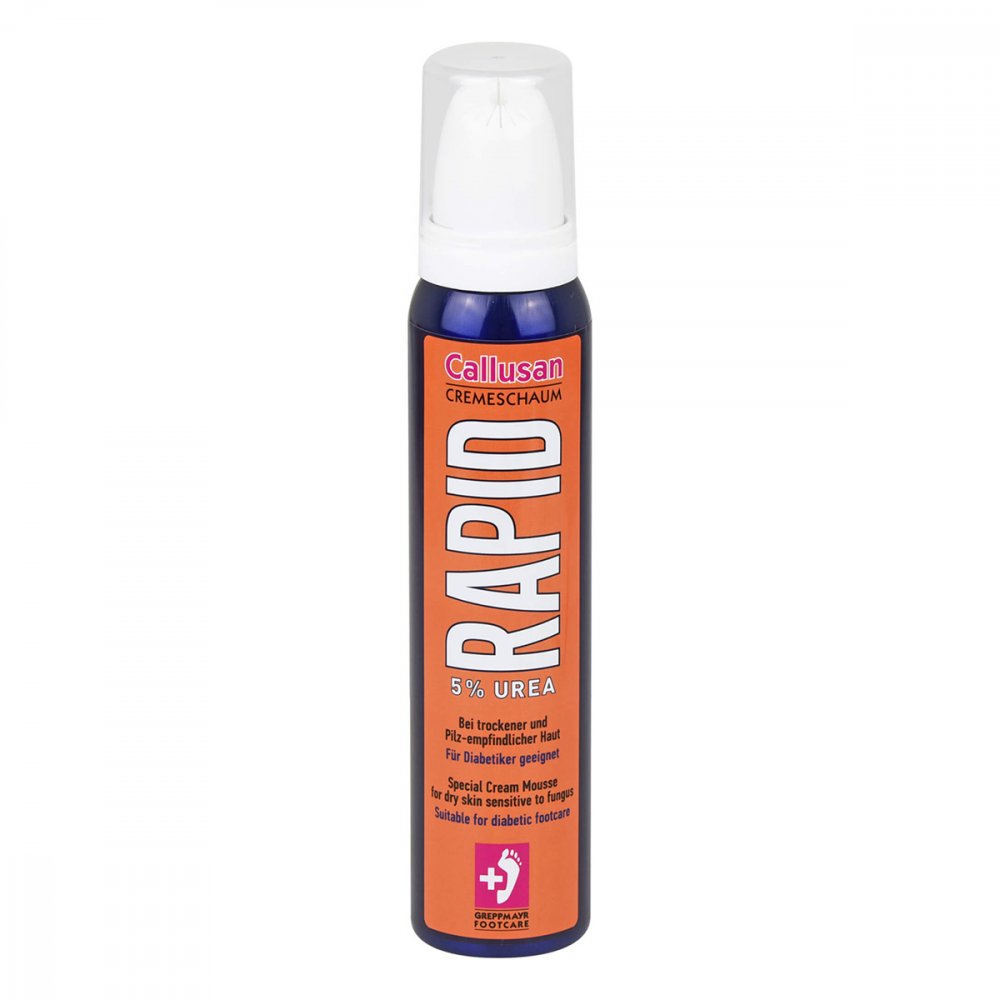 BELSANA Medizinische Erzeugnisse Callusan Rapid 5% Urea Cremeschaum 125 ml 08610034